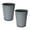 Grey, variant on 5 Liter Small Wastebasket | Round Open Top | Trash Can | Bathroom | Bedroom | Kitchen | Office | Dorm | Disposal Waste Bin | Garbage | Oil Rubbed Bronze