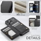 thumbnail image 4 of Funda para iPhone 17 Pro Max con tarjetero, tipo cartera para hombre y mujer con bloqueo RFID, de piel resistente, con cierre magnético y función atril, a prueba de golpes, 4 of 10