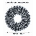 thumbnail image 3 of Corona Navideña Decoración Para Paredes Ventanas 40cm Xtellar blanco, 3 of 4