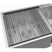 Ruvati Stainless Steel and Silicone Rollup Rack Trivet for Workstation Sinks - RVA1385