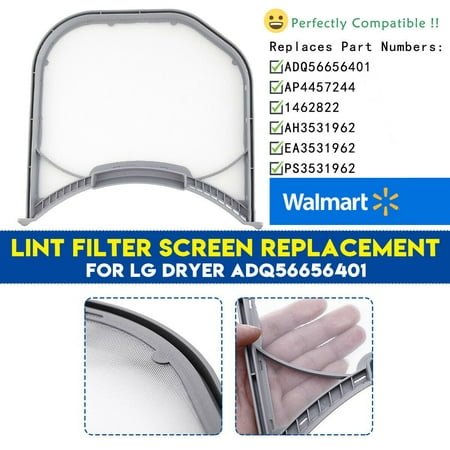 Dryer Lint Filter for LG DLGX3876V,DLGX3876W,DLGX3886C
