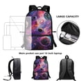 thumbnail image 6 of Yuyamidu Planet Backpack for Boys 8-12 Cool School Bookbag Large Capacity Backpacks Middle School Bags 5Th Grade Book Bags with 2 Sides Bottle Pockets, 6 of 6