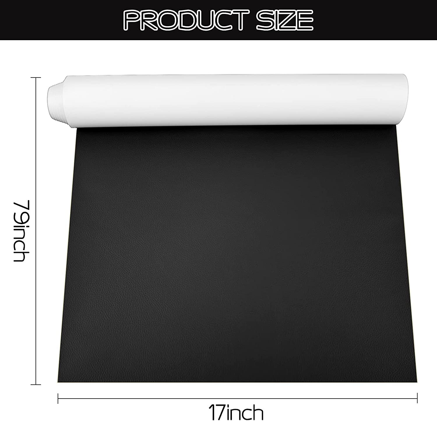 Self Adhesive Leather Repair Patch Tape 3x60 inch, Durable Self Adhesive Vinyl and Leather Repair Kit for Couches, Car Seat, Boat Seat, Sofa, Vinyl Upholstery, Chair, Interior - Ivory