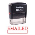 thumbnail image 2 of Printtoo Auto Encrage Timbre en Caoutchouc Bureau Stationnaire EMAILED Timbre-Rouge, 2 of 2