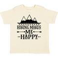 thumbnail image 3 of Inktastic Hiking Makes Me Happy Mountain Hiker Boys or Girls Toddler T-Shirt, 3 of 5