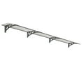 thumbnail image 2 of Palram - Canopia Neo 4050 13' x 3' Polycarbonate/Polymer Awning - Gray/Mist, 2 of 8