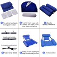 thumbnail image 4 of 2 uds hamaca flotante de agua piscina inflable salón flotante silla flotante de agua plegable balsas inflables tumbona cama para adultos y niños Jormftte CPB-US-ZMR62-3, 4 of 5