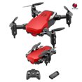 thumbnail image 3 of Modelo De Cuadricóptero Helicópteros Radiocontrol Cuadricóptero plegable con control remoto de 4 canales RC Drone (estándar rojo), 3 of 8