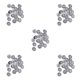 thumbnail image 1 of Naiovety 20pcs Tibetan Silver Alloy 1-Hole Sewing  Fastening Buttons Type2, 1 of 1
