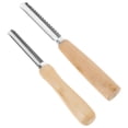 thumbnail image 4 of Shisuyan 2pcs Fruit Corer Vegetable Pitter Multifunctional Kitchen Fruit Pitter Serrated And Smooth Corer, 4 of 8