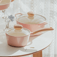 thumbnail image 4 of Neoflam Retro 3qt Non-Stick Ceramic Coated Stockpot with Glass Lid | Silicone Hot Handle Holder Included | Made in Korea, 4 of 10