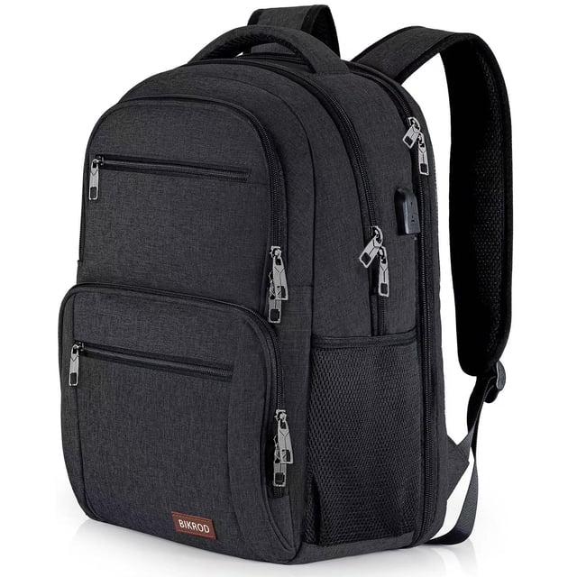 Mochila BIKROD para hombre y mujer resistente al agua negra