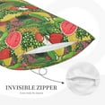 thumbnail image 5 of Fotbe Fruits Vegetables And Berries Pillow Cases - Envelope Closure - Luxury, Extra Soft, Cooling Pillow Covers - Wrinkle, Fade, Stain Resistant-, 5 of 8