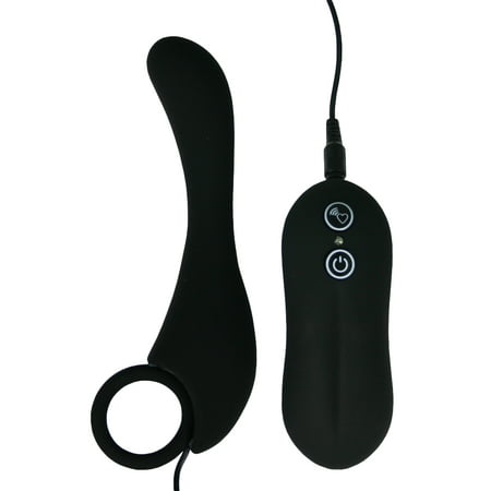 Vibrating Silicone Probe Curved Personal Massager for