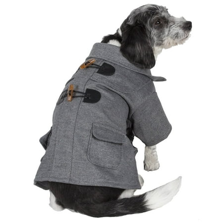 UPC: 0858342001014 | Pet Life Military Static Rivited Fashion Collared Wool Pet Coat