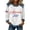 White, variant on USA 250th Anniversary Shirt for Women Independence Days Sweatshirt Long Sleeve Crew Neck White Top L
