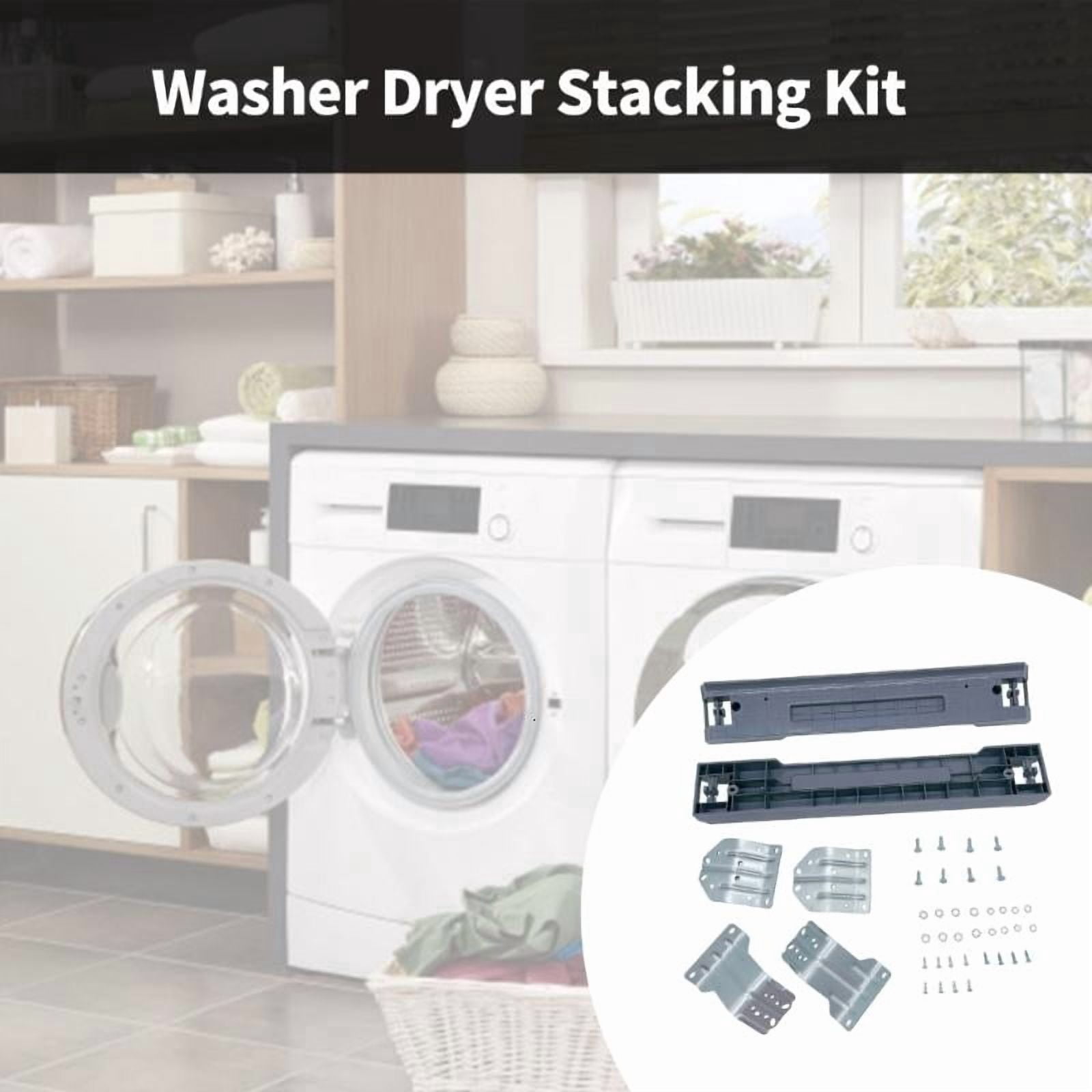 CEORPER Stacking Brackets Kit For Front Load Washer And Dryer Space Saving