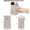 Beige, variant on Bed Risers with Adjustable Screw Clamp, Fits Foot Thickness of Bed from 0 to 1.5 Inch, Elevation in Heights 4 Inch Heavy Duty Risers for Sofa Desk Table Cabinet Supports (4Pack, Brown)