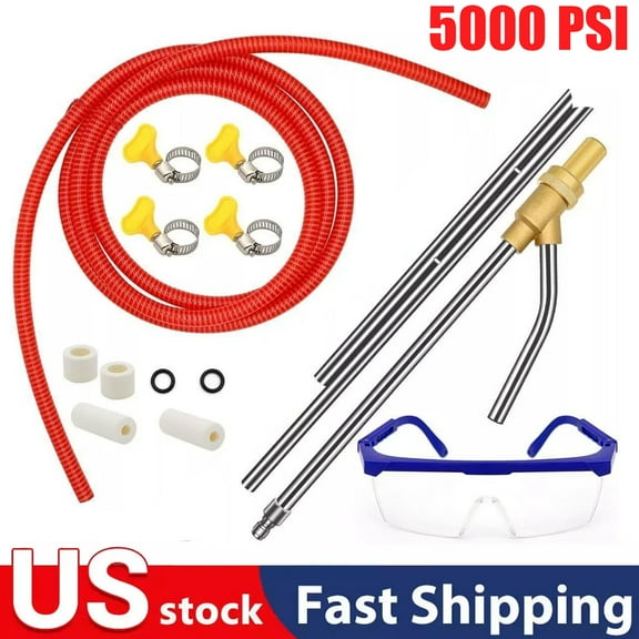 5000 PSI Sandblasting Kit Pressure Washer Sand Blaster Power Blaster Attachment