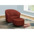 thumbnail image 4 of Monarch Specialties Juvenile Leatherlook Chair And Ottoman 2 Piece Set, Multiple Colors, 4 of 4