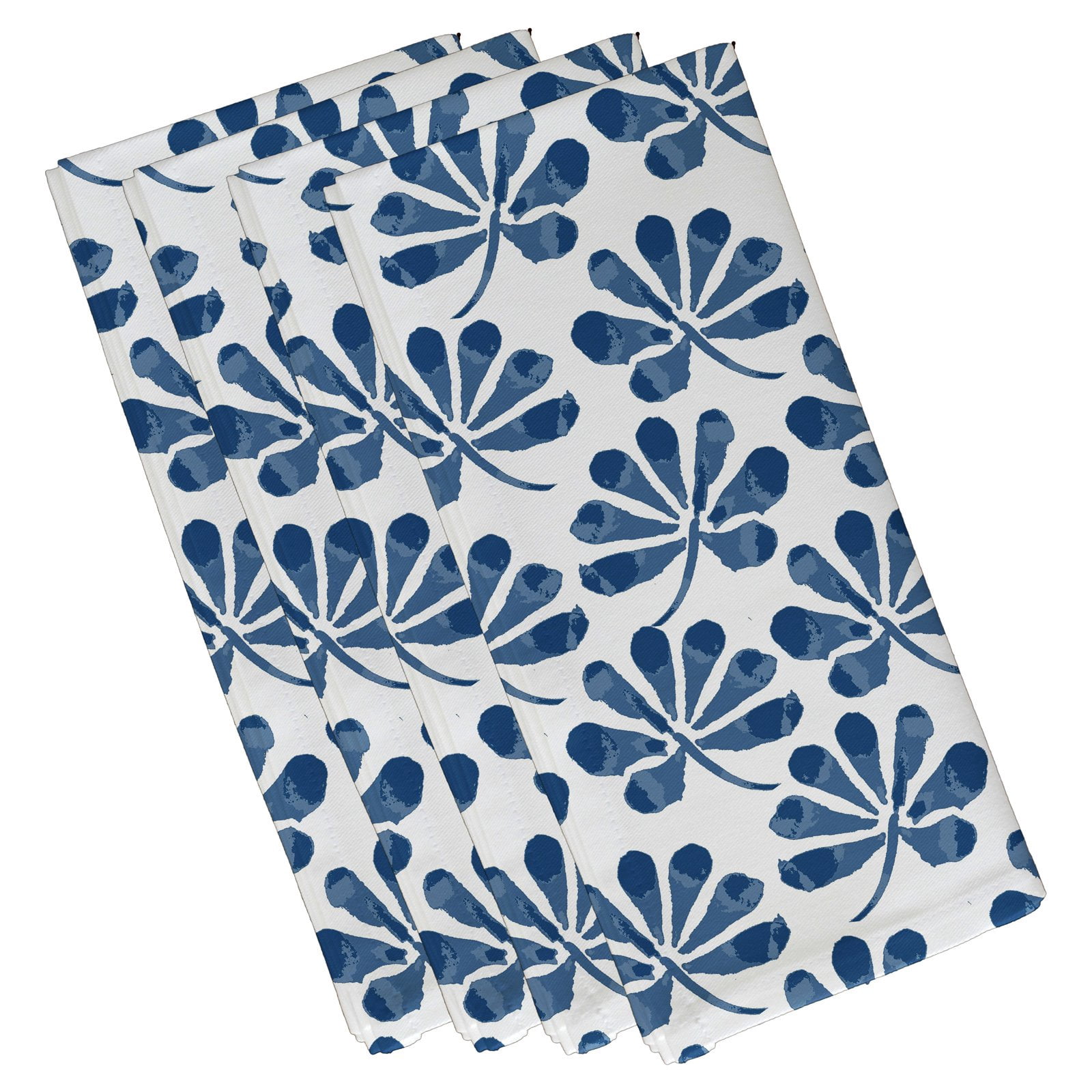 Simply Daisy 19" x 19" Ina Floral Print Napkin (Set of 4)