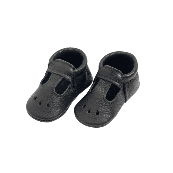 Freshly Picked First Pair Carbon Mary Jane Moccasin Baby Shoe Newborn