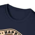 thumbnail image 3 of Adult Womens Retro Groovy Happy Meow-o-ween Black Cat Halloween T-Shirt, 3 of 3