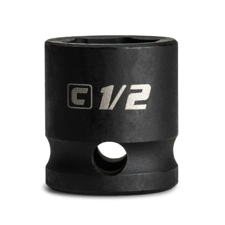 

Capri Tools 1/2 in. Stubby Impact Socket 3/8 in. Drive 6 Point SAE