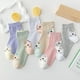 thumbnail image 3 of Calcetines de algodón hasta la pantorrilla para mujer, diseño de gato, con cara de gatito, bonitos calcetines de dibujos animados de moda, calcetines de algodón con animales, 3 of 6