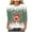 Z1-Light Green, variant on zaveiop Christmas Sales Shirts for Women 3/4 Length Sleeve Tops Cartoon Reindeer Casual Crewneck Sweatshirts Ugly Xmas Sweater Blouses (Army Green, )