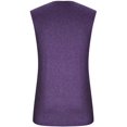 thumbnail image 3 of Men'S Summer Sleeveless Well-Fitting Loose Muscle Sports Round-Neck Vest Sleeveless Tank Tops Crewneck Solid Loose Fit Shirt Purple S, 3 of 5