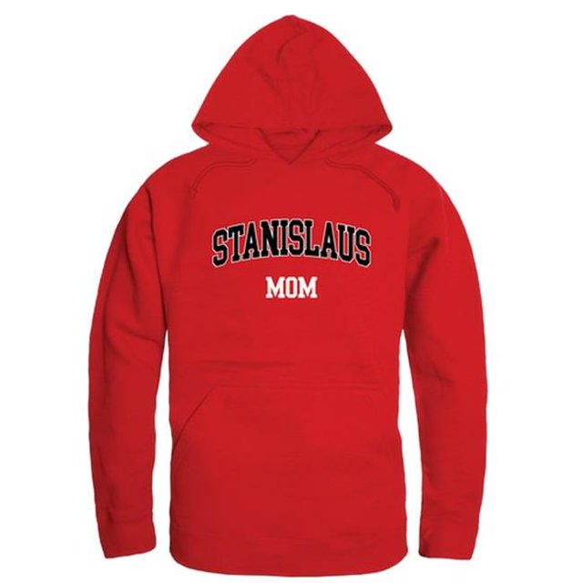 565-208-RED-05 California State University, Stanislaus Mom Chandail à Capuchon, Rouge - 2TG