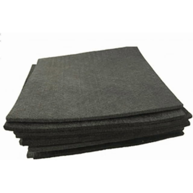 Gamvdout High-Temperature Graphite Felt Welding Blanket 8PCS 3/5/10mm Thickness for Thermal Insulation Flame Retardant Applications