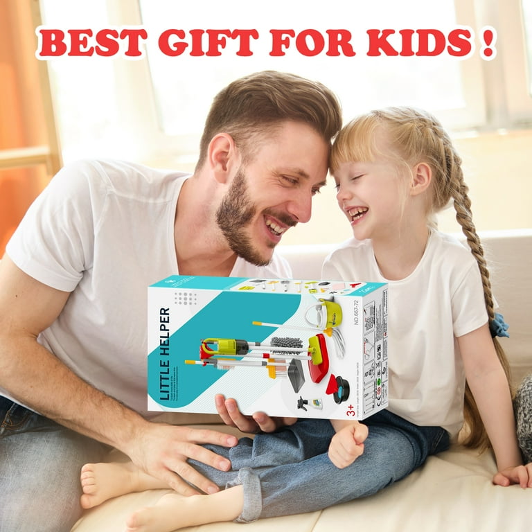 JoyStone 22 Pcs Kids Cleaning Set, Broom Mop Duster Dustpan