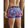 thumbnail image 2 of Men's Boxer Briefs With Printed Letters And Woven Tape Decor, 2 of 4