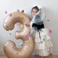 thumbnail image 2 of 1 Set Number Balloons Inflatable Eye-catching Decorative High Glossy Wide Application Scene Layout Celebrative 42 Inch Anniversary Party Foil Balloon for Birthday Party, 2 of 7
