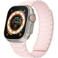 thumbnail image 2 of VeveXiao Luxury Designer Magnetic Straps for Apple Watch Bands Ultra 49mm 45mm 44mm 42mm 41mm 40mm 38mm, Waterproof Soft Sport Silicone Loop Bracelet For iWatch Series 9/8/7/6/5/4/3/2/1/SE, 2 of 9