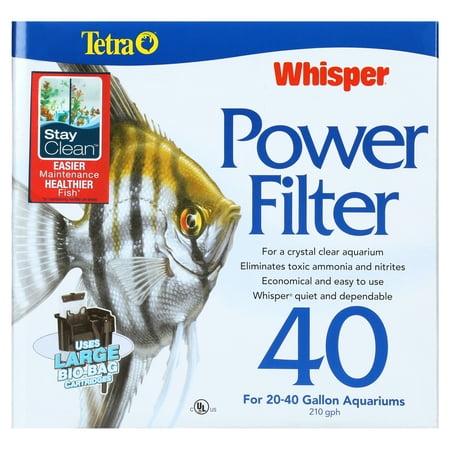 UPC: 0046798257745 | Tetra Whisper Power Filter 40 Gallons  Quiet 3-Stage Aquarium Filtration
