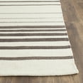 thumbnail image 3 of SAFAVIEH Kilim Caiside Striped Area Rug, Dark Brown/Ivory, 5' x 8', 3 of 7