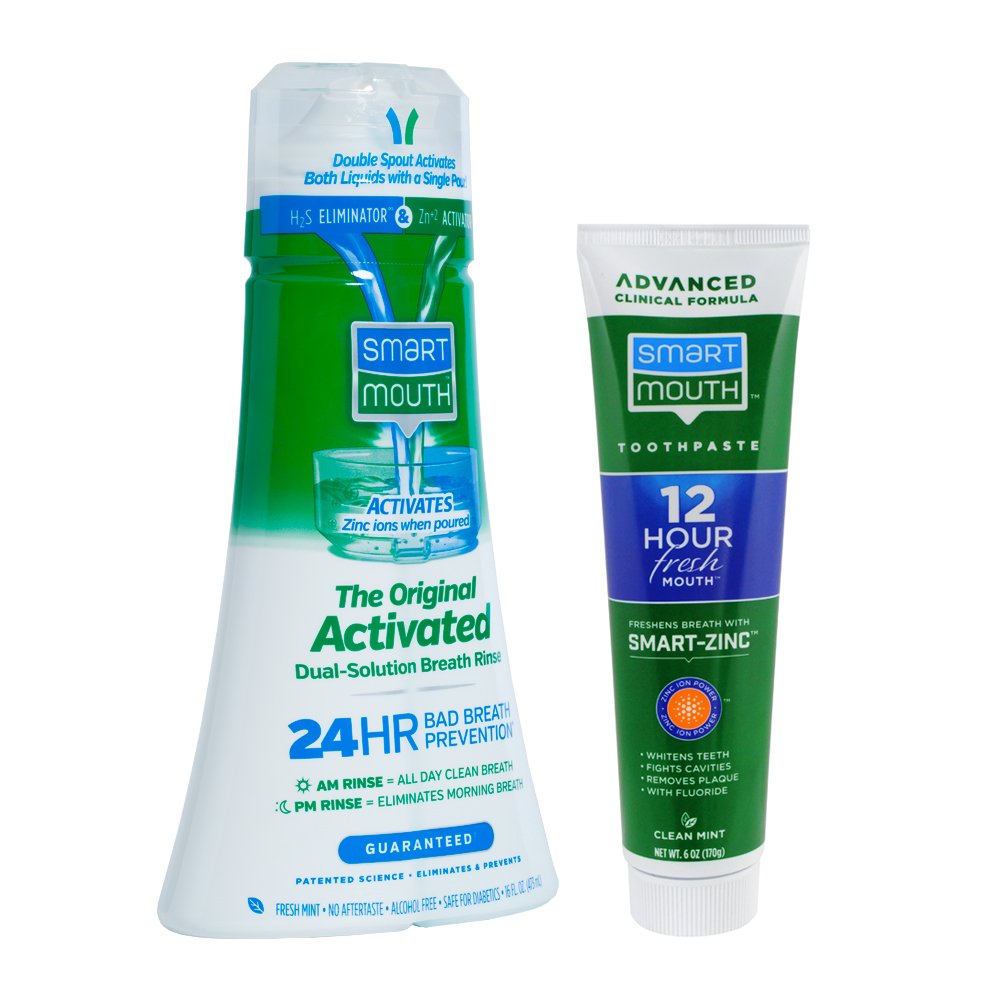 24HR Bad Breath Prevention, SmartMouth Original Activated DualSolution
