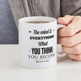 thumbnail image 4 of CafePress - Buddha Saying The Mind Is Everything ... Mug - 11 oz Ceramic Mug - Novelty Coffee Tea Cup, 4 of 4