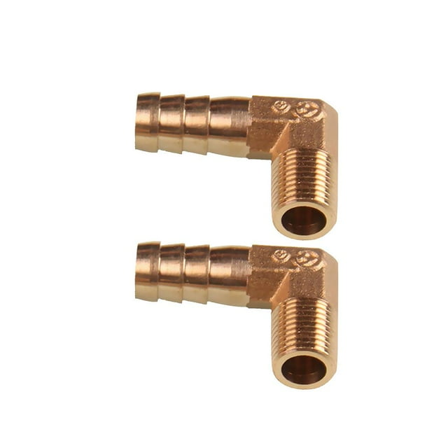 2x 1/4 BSP 12mm Codo De De De De Colocación De La De Gas De Sharpla Manguera de codo macho