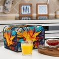 thumbnail image 6 of Balery Colorful Paint Print Pattern Oven Cover Kitchen Bread Machine Protector, 4 Slice Toaster Cover for Home, Anti Dust Fingerprint Coaster Cover, 6 of 7