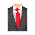 thumbnail image 3 of Salvatore Exte Men's Modern Two Button Sharkskin Suit Gray, 3 of 4