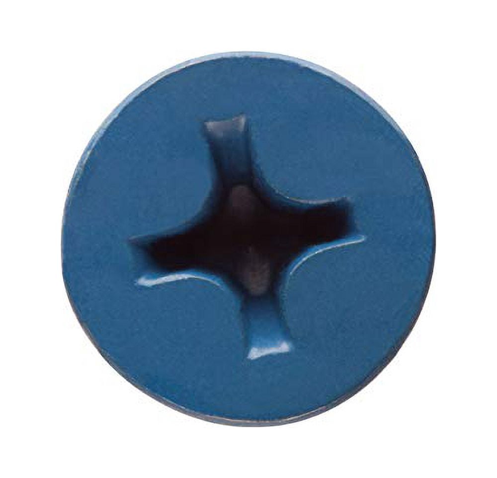 CONFAST 1/4" x 4" Flat Phillips Concrete Screw Anchor with Drill Bit for Anchoring to Masonry, Block or Brick (100 per Box)