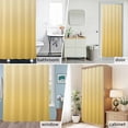 thumbnail image 6 of Ombre Yellow Fabric Shower Curtain Gradient Gradual Color Washable Shower Curtains for Bathroom, Waterproof Bath Curtain with Hooks Home Decor 72x84in, 6 of 8