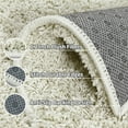 thumbnail image 3 of ZACOO 4'x6' Shag Area Rug Soft Luxury Plush Furry Carpet for Living Room Bedroom Nursery Room, High Pile Baby Crawling Carpet Shaggy Floor Cover, Ivory, 3 of 7