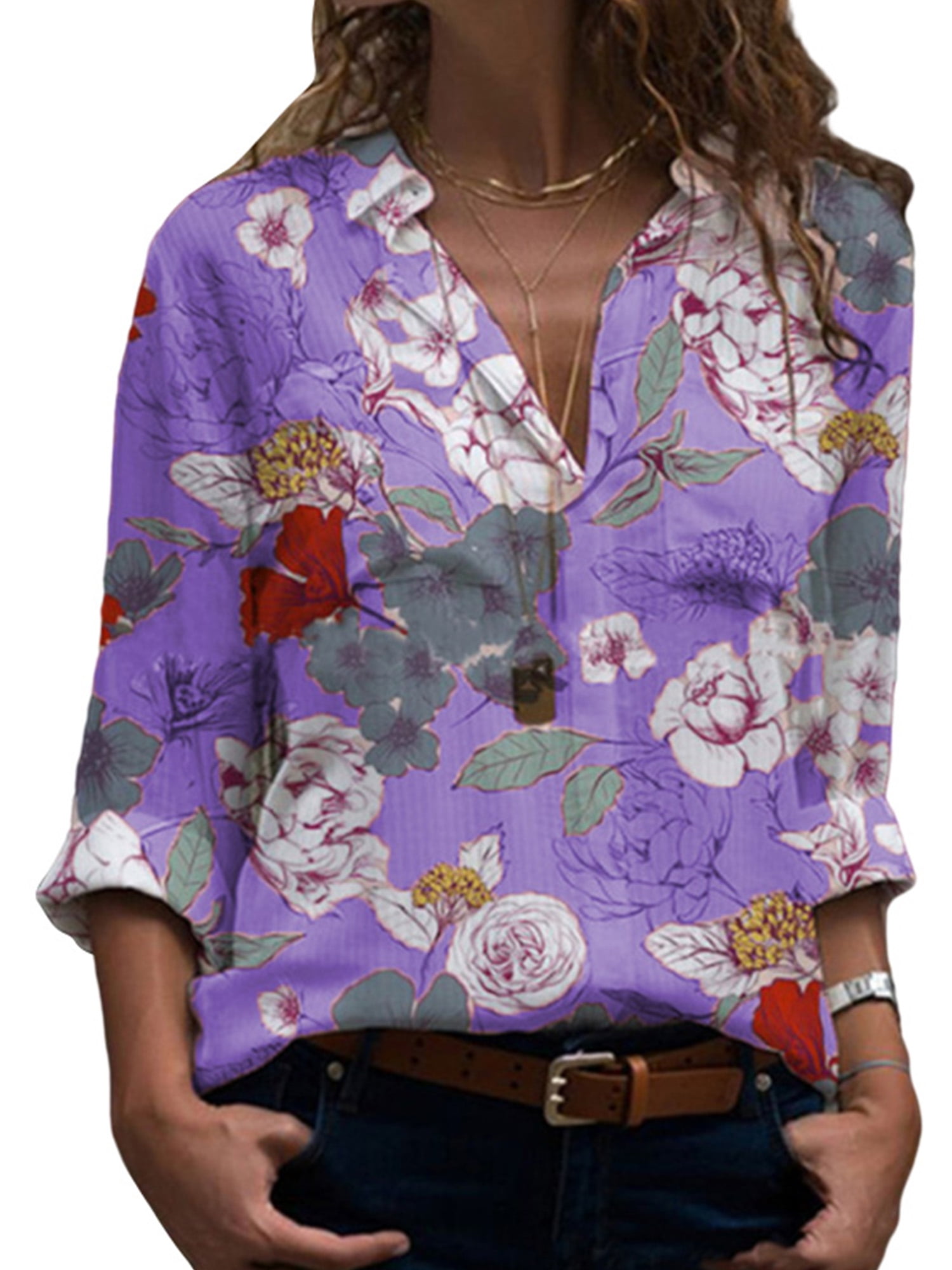 Fashion Shirts Long Shirts Ricarda M Long Shirt lilac casual look 