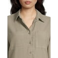 thumbnail image 4 of beachlunchlounge Women’s Utility Dress with Long Sleeves, Sizes XS-XXL, 4 of 5