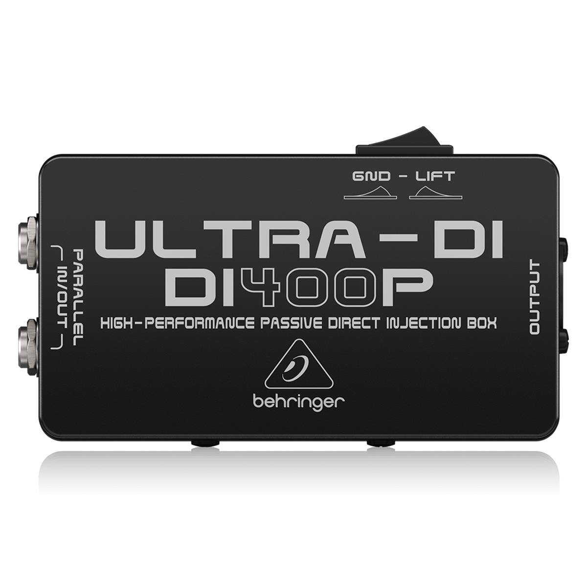 Behringer Ultra-DI DI400P High-Performance Passive DI-Box, Bundle with 25' XLR Microphone Cable